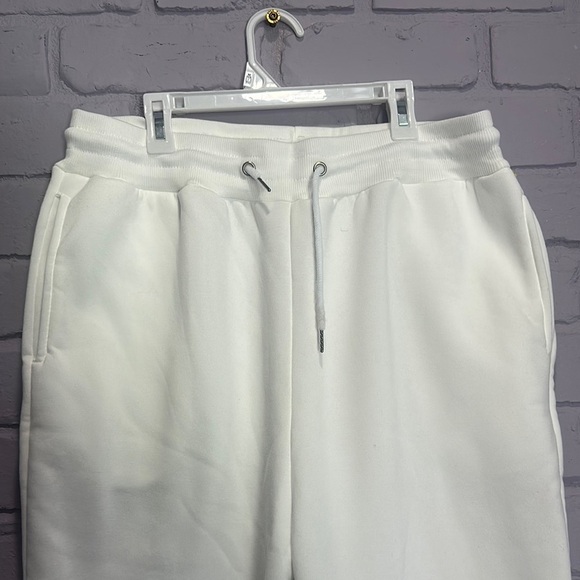 NEW White Jogger Sweatpants size XXL - Picture 2 of 4